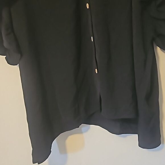 ODDY woman blouse  black New - Picture 5 of 6